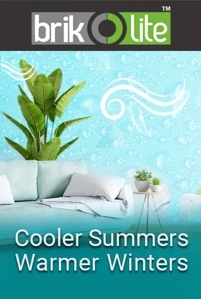 Cooler summers with Brikolite AAC blocks
